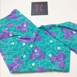 NWOT TC LuLaRoe Minnie Mouse printed leggings